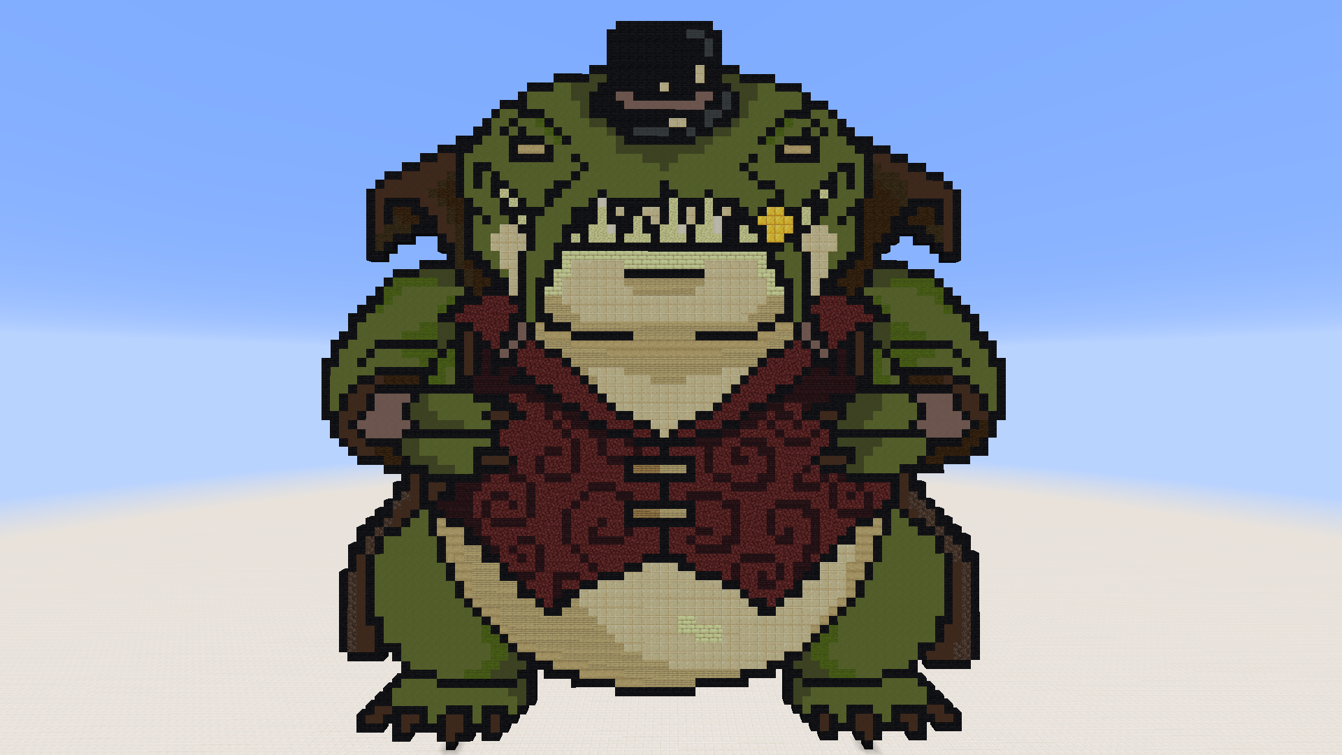 Tahm Kench Pixel Art - HD Wallpaper 