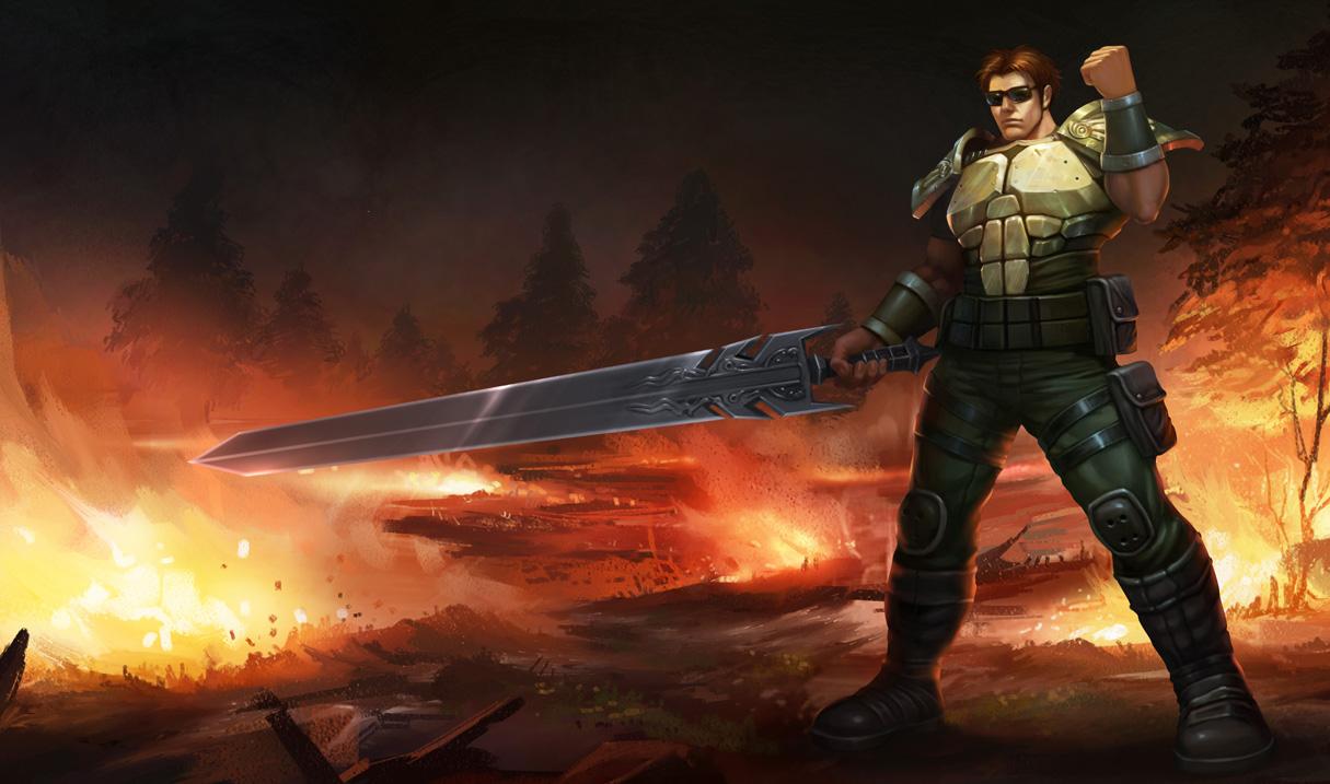 League Of Legends Garen - HD Wallpaper 