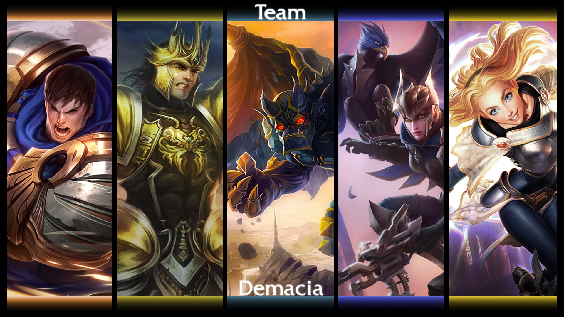 League Of Legends Team Demacia - HD Wallpaper 
