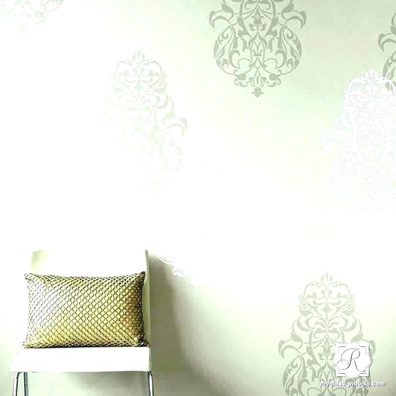 Wall Stencil Designs For Stencils Painting Bedroom - Stencil - HD Wallpaper 