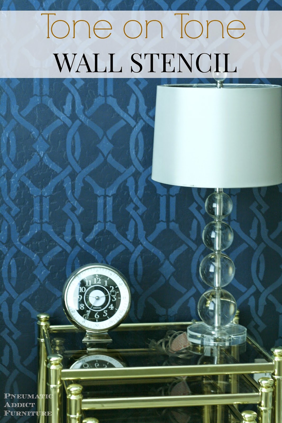 How To Create A Tone On Tone Pattern On A Wall Using - Lampshade - HD Wallpaper 