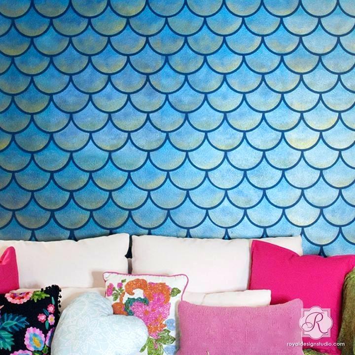 Moroccan Scallop Stencil - HD Wallpaper 