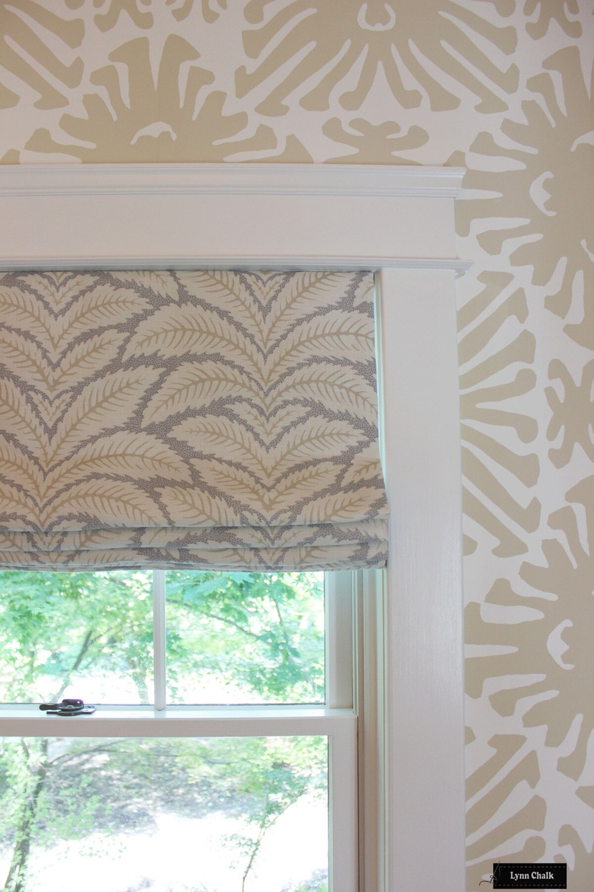 Brunschwig & Fils Talavera Linen In Birch Roman Shades - Brunschwig And Fils - HD Wallpaper 
