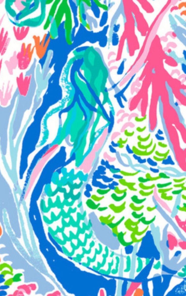 Mermaid Cove Lilly Pulitzer - HD Wallpaper 