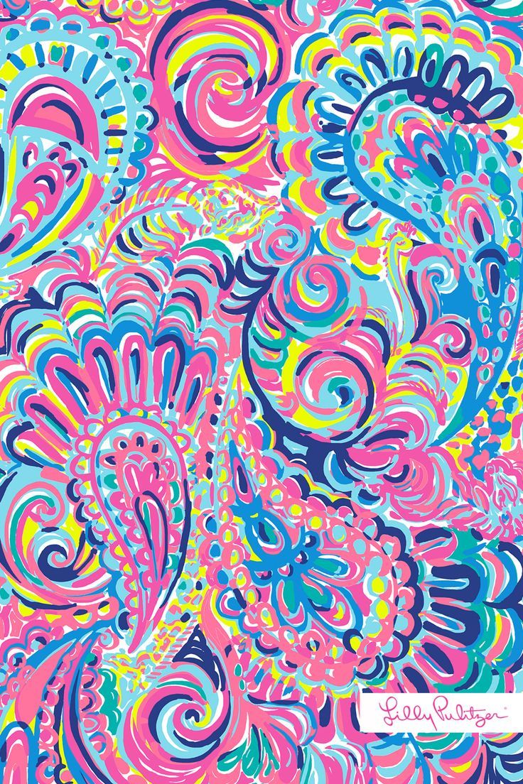 Lilly Pulitzer Prints Psychedelic - HD Wallpaper 