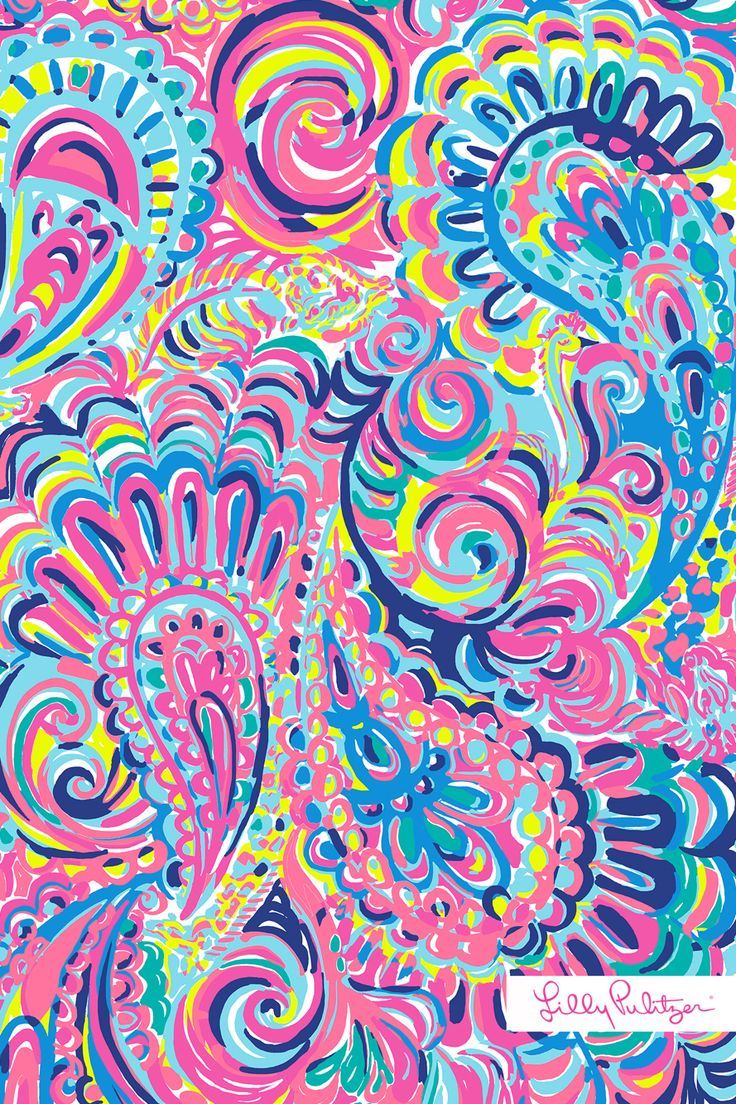 Lilly Pulitzer Prints Psychedelic - HD Wallpaper 