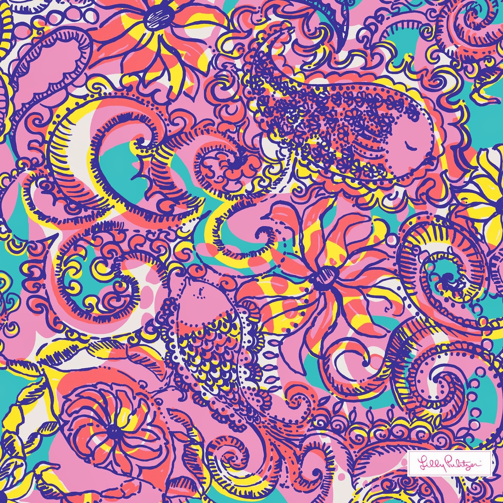 First Impressions Lasting Obsessions - Lilly Pulitzer - HD Wallpaper 