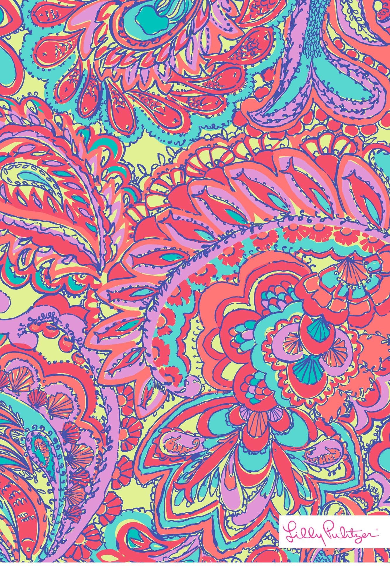 Lilly Pulitzer Feelin Groovy Mobile Wallpaper Wallpaper - Feeling Groovy Design Background - HD Wallpaper 