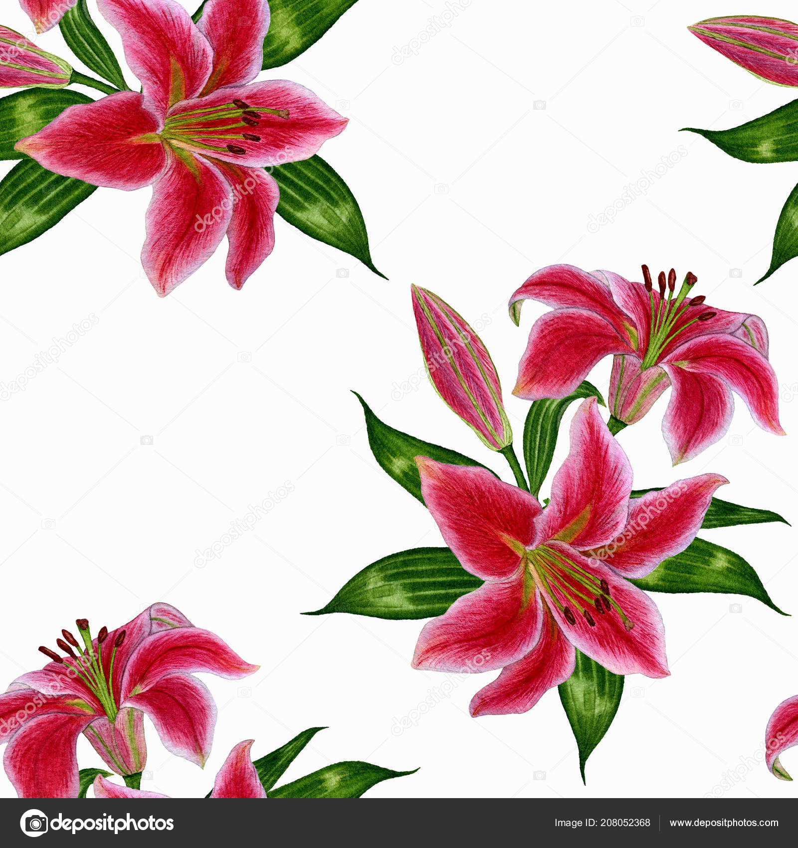 Flores Lirios Pintado En Tela - HD Wallpaper 