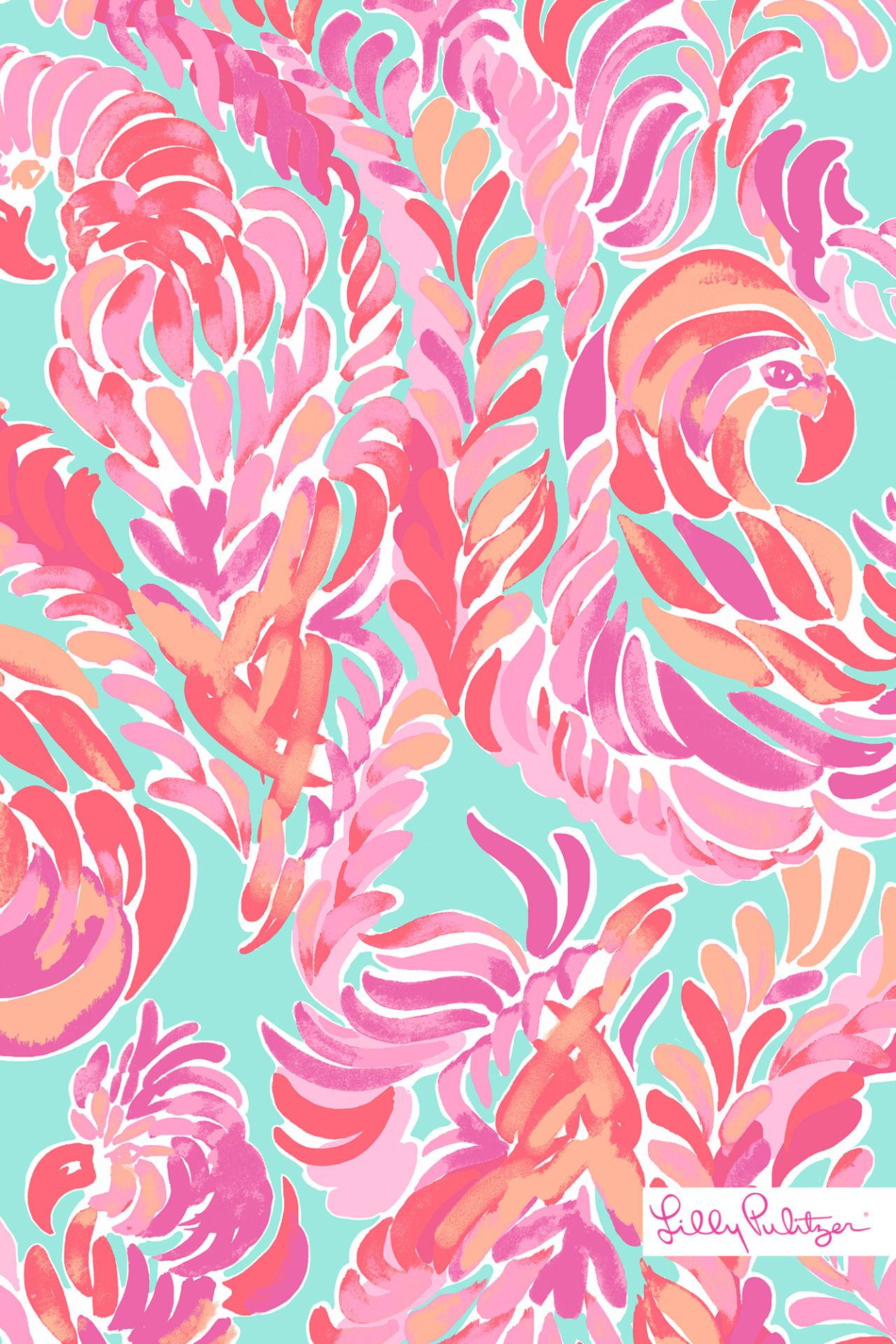 Pink Lilly Pulitzer Print - HD Wallpaper 