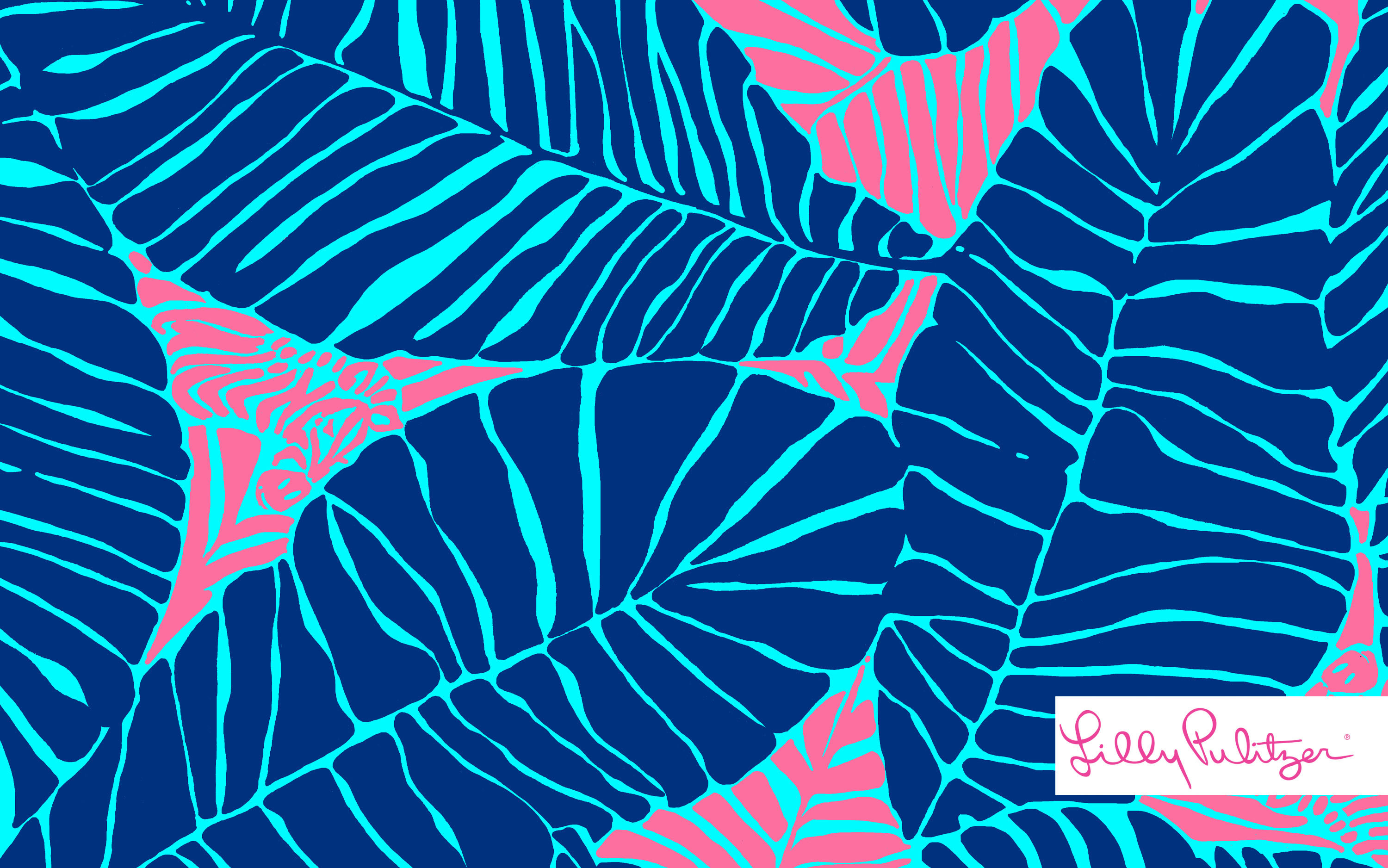 Lilly Pulitzer Under The Palms Desktop Wallpaper - HD Wallpaper 