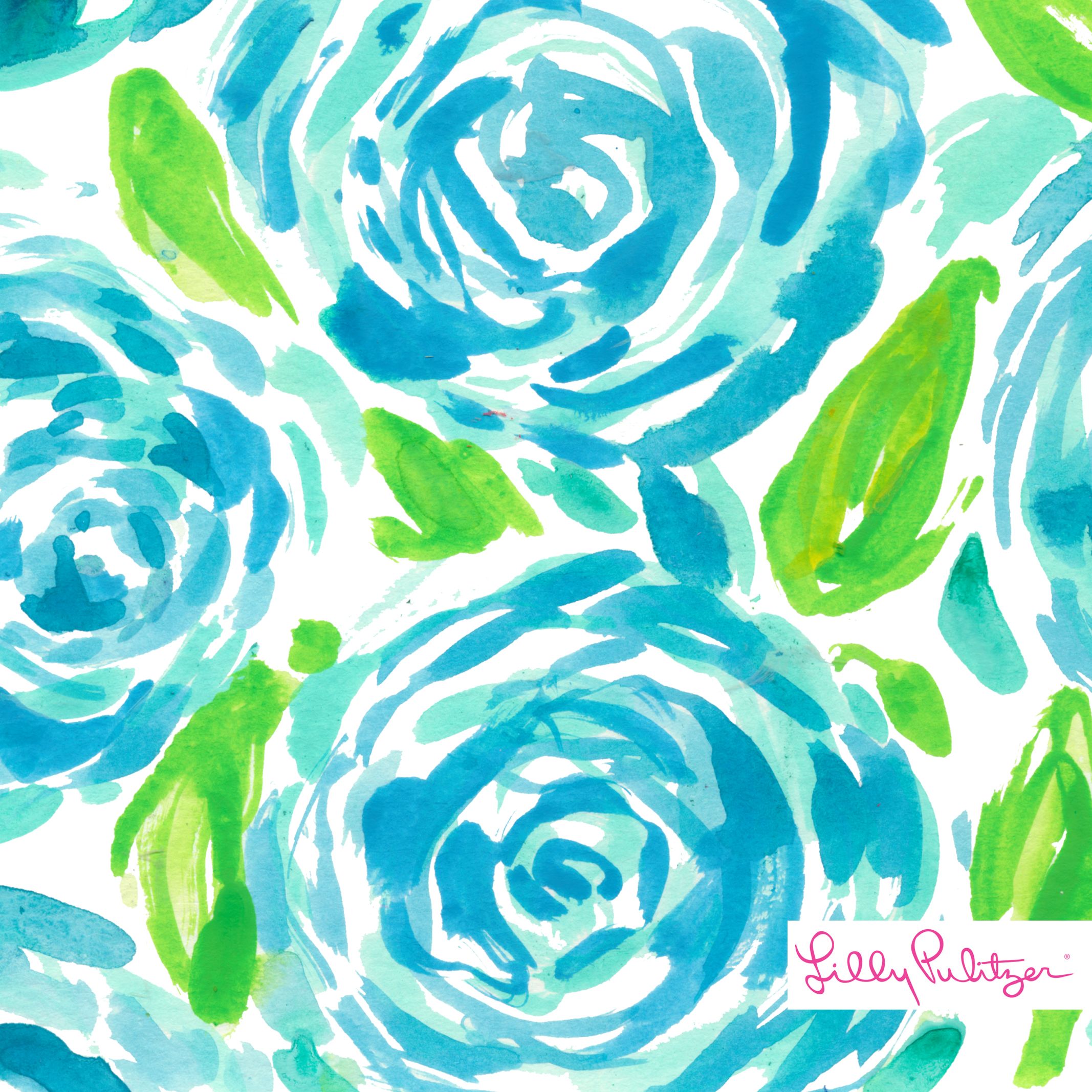 Blue First Impressions Lilly Pulitzer - HD Wallpaper 