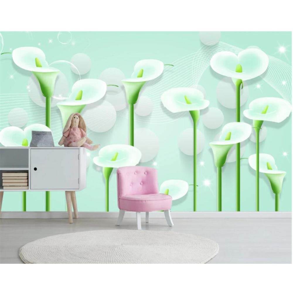 Aisufen 3d Wallpaper 2019 Hand Painted Crystal Calla - Wallpaper - HD Wallpaper 