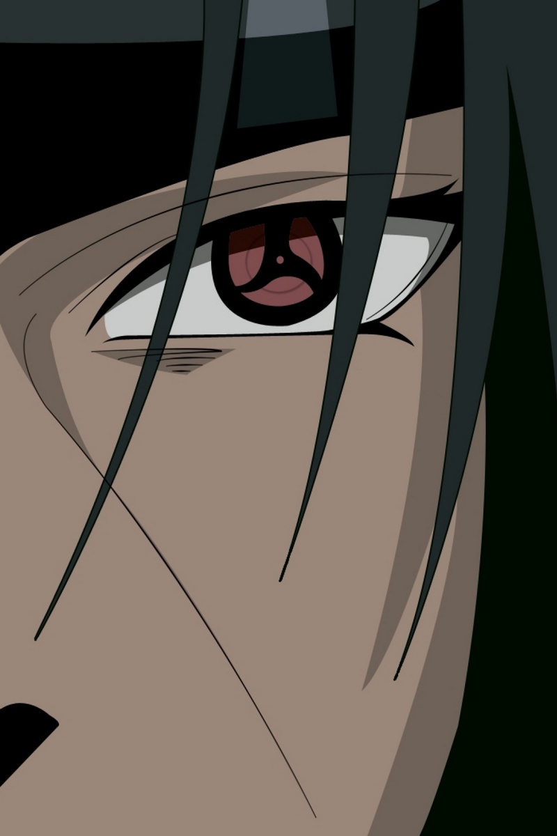 Wallpaper Naruto, Akatsuki Uchiha, Guy, Bangs, Close-up - Naruto Wallpaper Iphone Hd - HD Wallpaper 