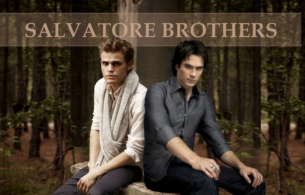 Salvatore Brothers Vampire Diaries - HD Wallpaper 