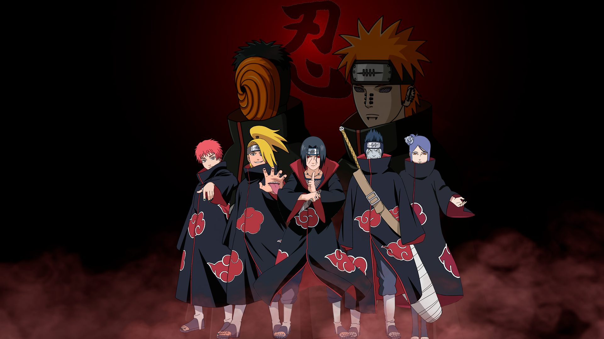 Naruto Akatsuki - 1920x1080 Wallpaper - teahub.io