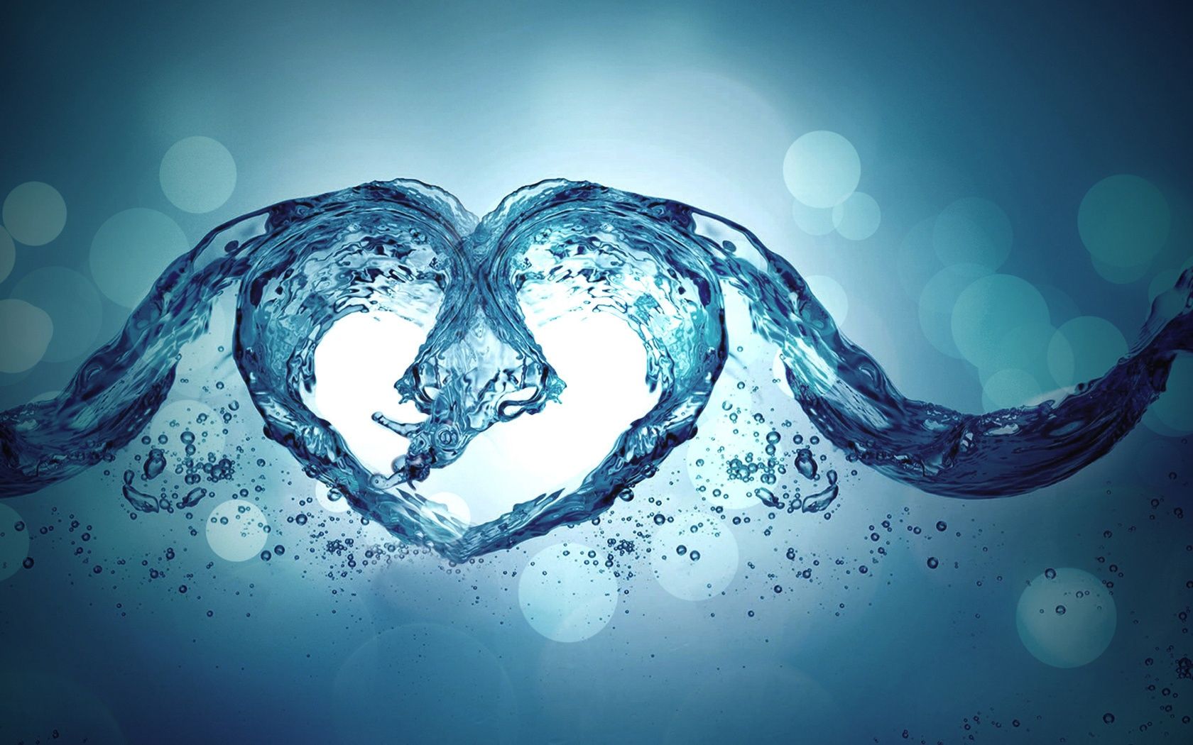 Love Wallpaper Water - HD Wallpaper 
