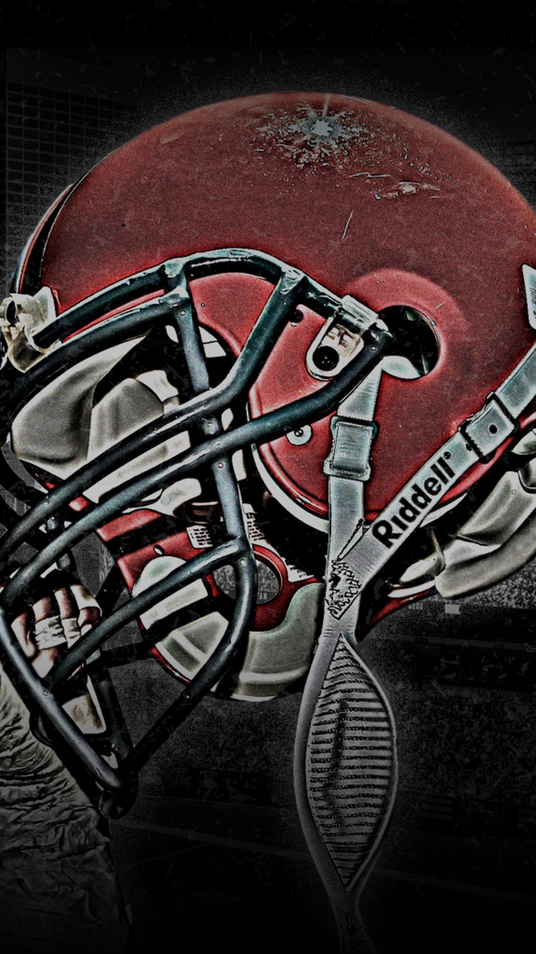 Cleveland Browns Iphone 6s Plus Wallpaper With High-resolution - Face Mask - HD Wallpaper 