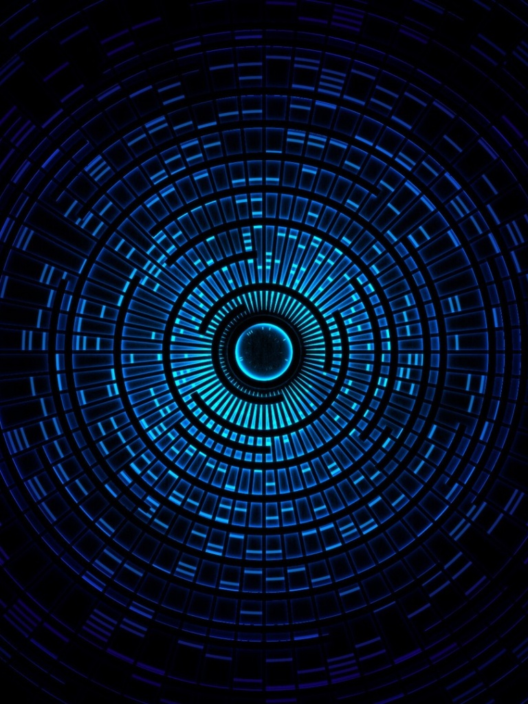 Mobile Wallpaper Abstract Blue - HD Wallpaper 