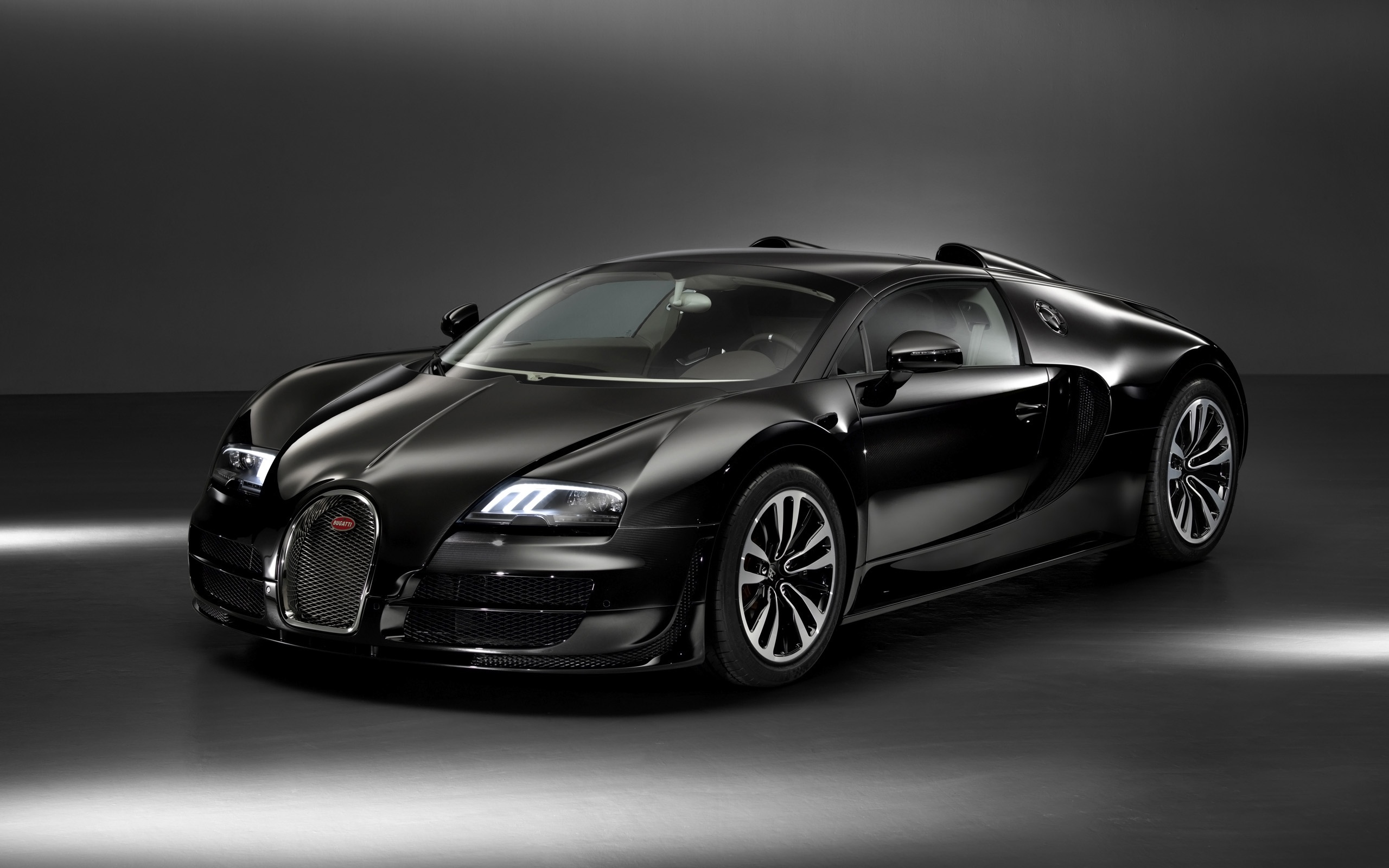 Bugatti Veyron Super Sport Wallpaper Black - HD Wallpaper 