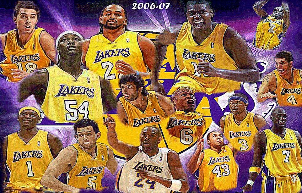 Lakers Wallpaper Animated Desktop Wallpaper - Players Of Lakers 2018 - HD Wallpaper 