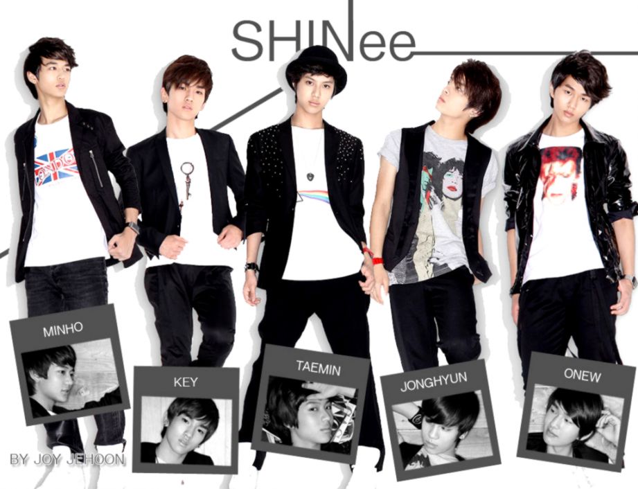 Shinee Members Names K Pop Boybands Wallpapers Collection - Boy Band