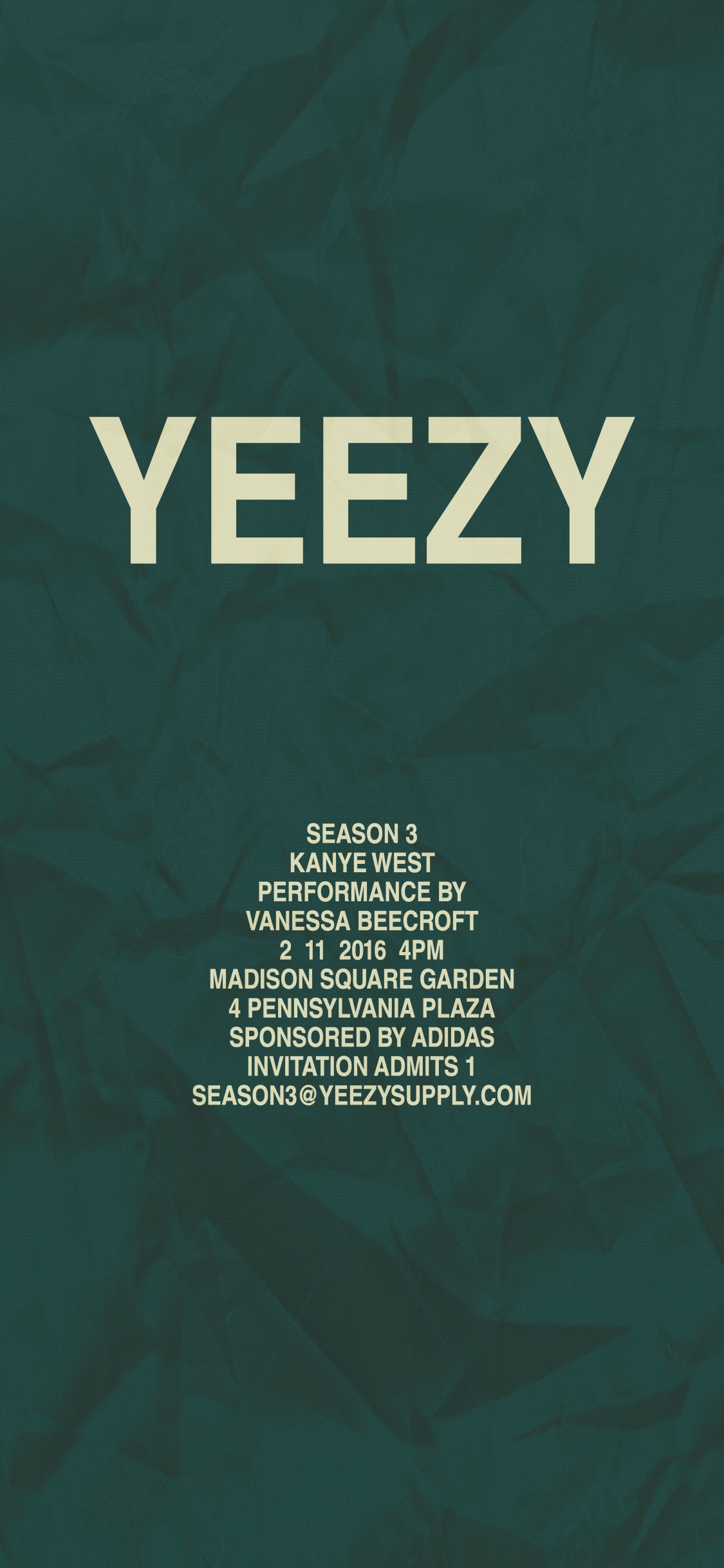 High Quality Wallpaper For Iphone - Yeezy Season Kanye West - HD Wallpaper 