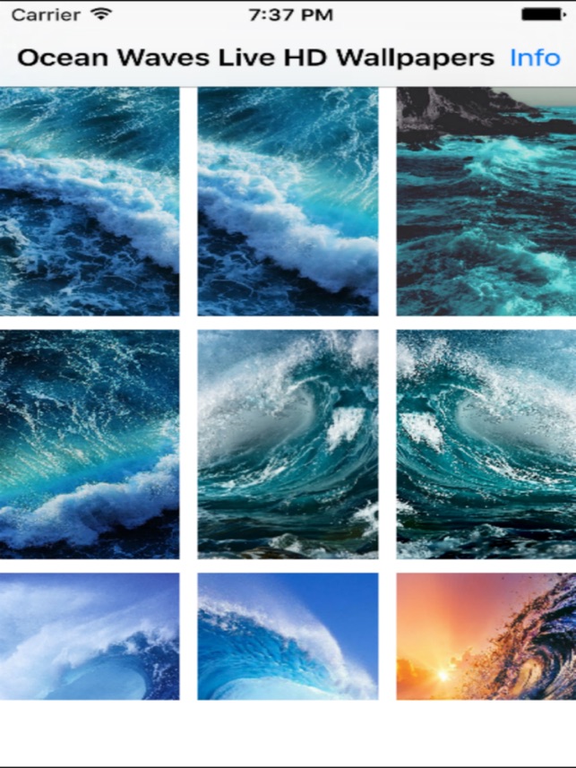 Ocean Waves Live Wallpaper Iphone - HD Wallpaper 