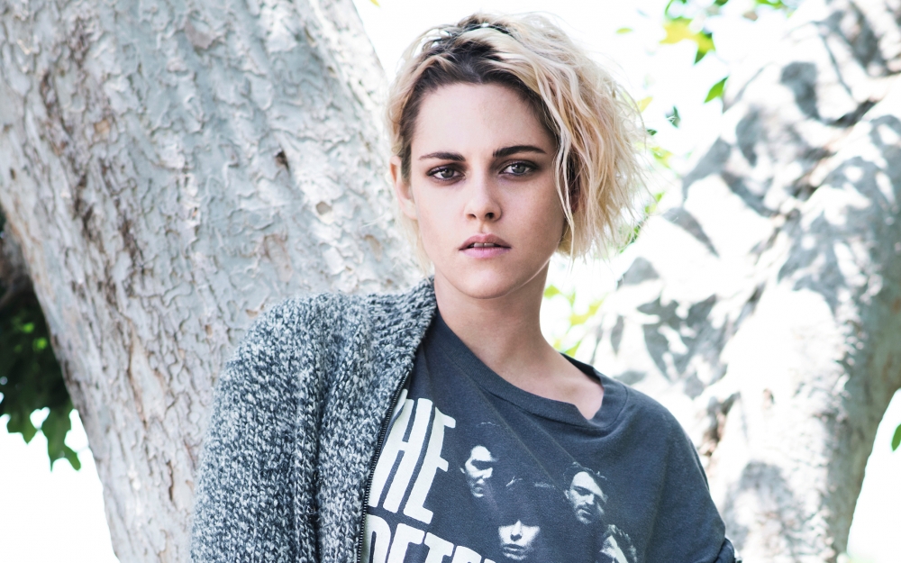 Kristen Stewart, Actress, Blonde, Short Hair, Green - Kristen Stewart Blonde Short - HD Wallpaper 