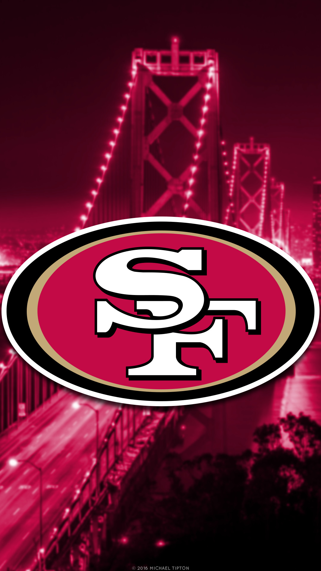San Francisco 49ers City 2017 Logo Wallpaper Free Iphone - San Francisco 49ers Logo - HD Wallpaper 