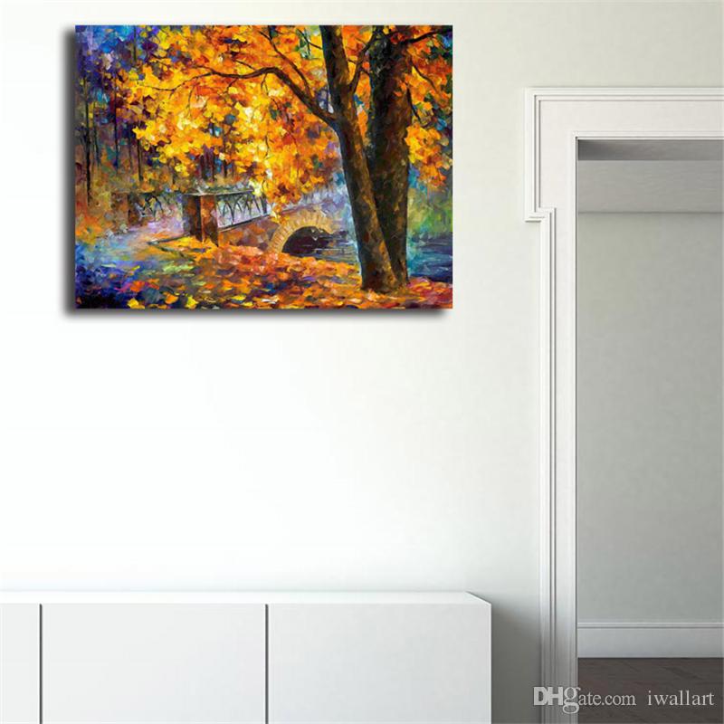 Leonid Afremov Bridge - HD Wallpaper 