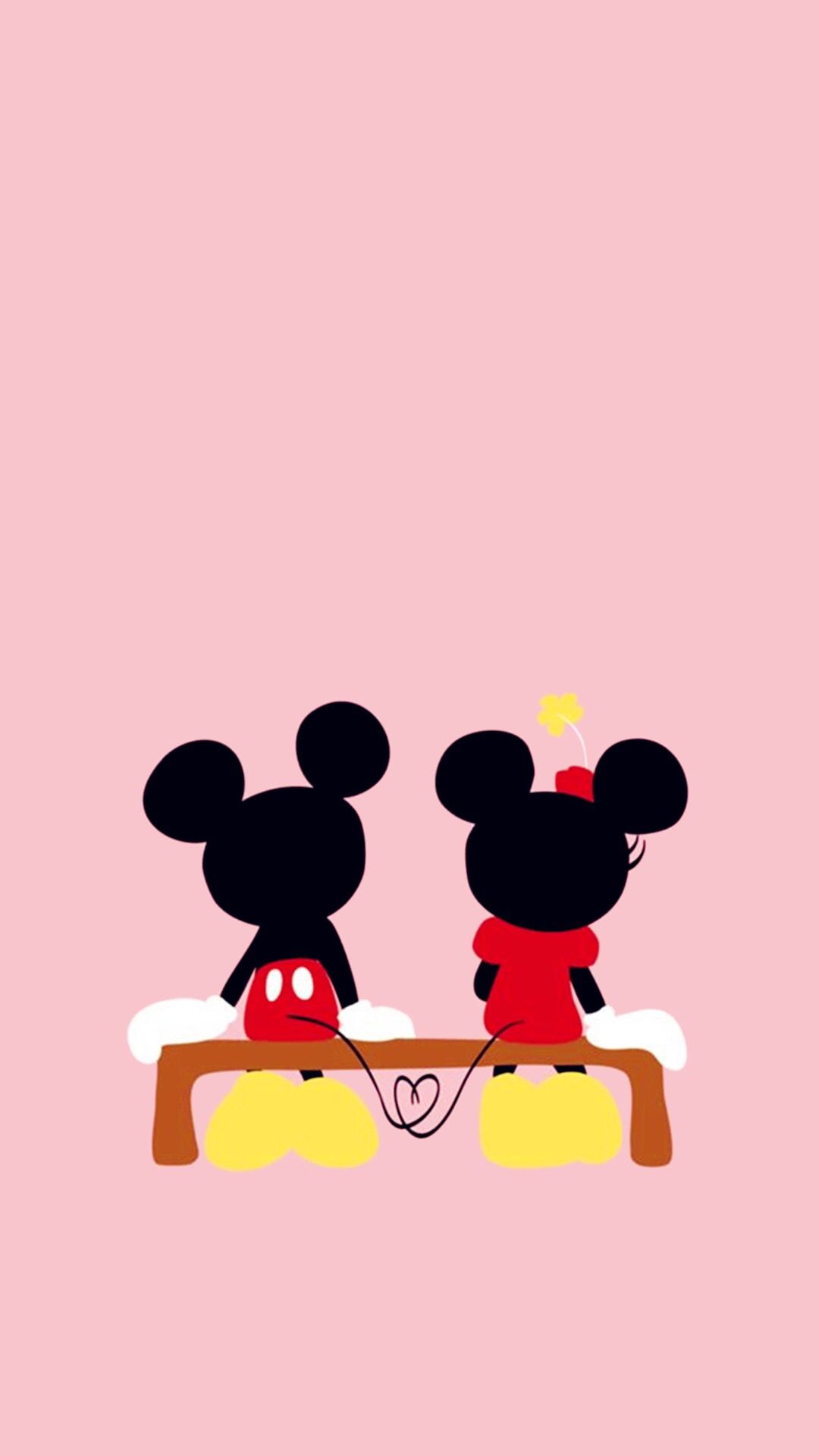 Mickey And Minnie Mouse Love - HD Wallpaper 