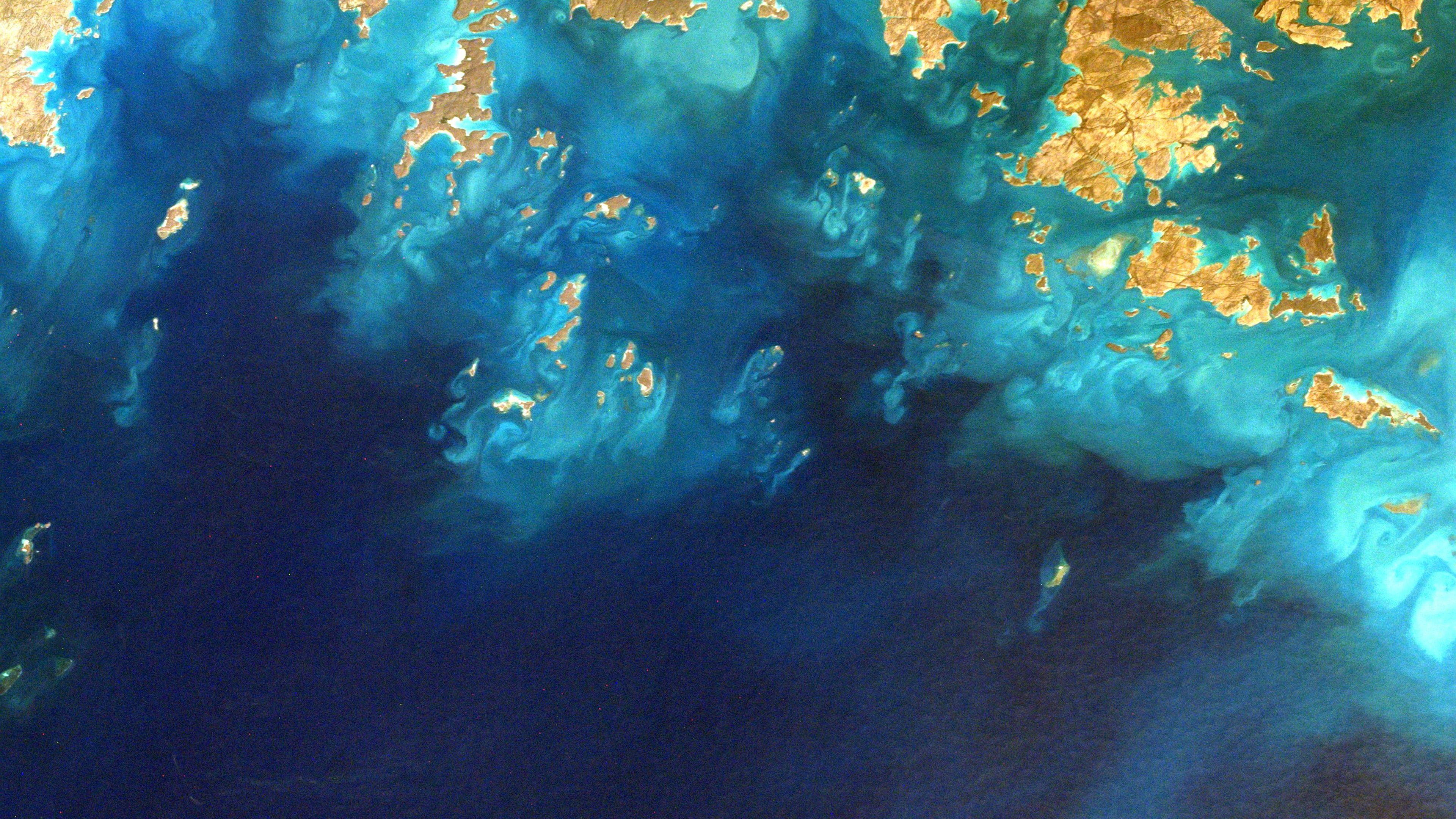 Mz56 Sea From Sky Earthview Art Nature Wallpaper 
 - Macbook Air Wallpaper Art - HD Wallpaper 