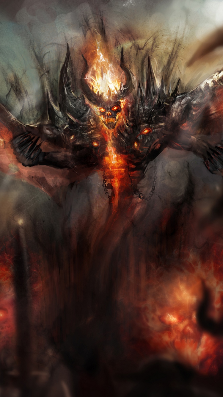 Nevermore Wallpaper - Dota 2 Shadow Fiend Wallpaper For Android - HD Wallpaper 