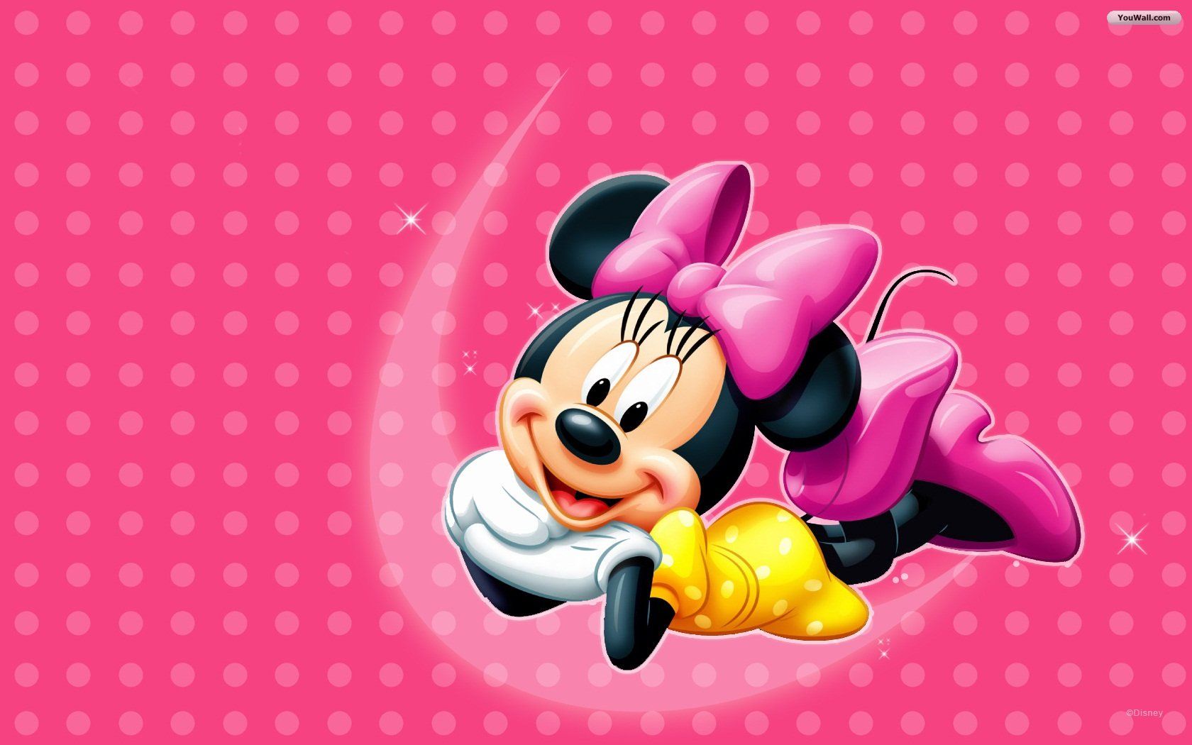 Walt Disney Characters Images Wal Disney Wallpapers - Minnie Mouse 4k - HD Wallpaper 