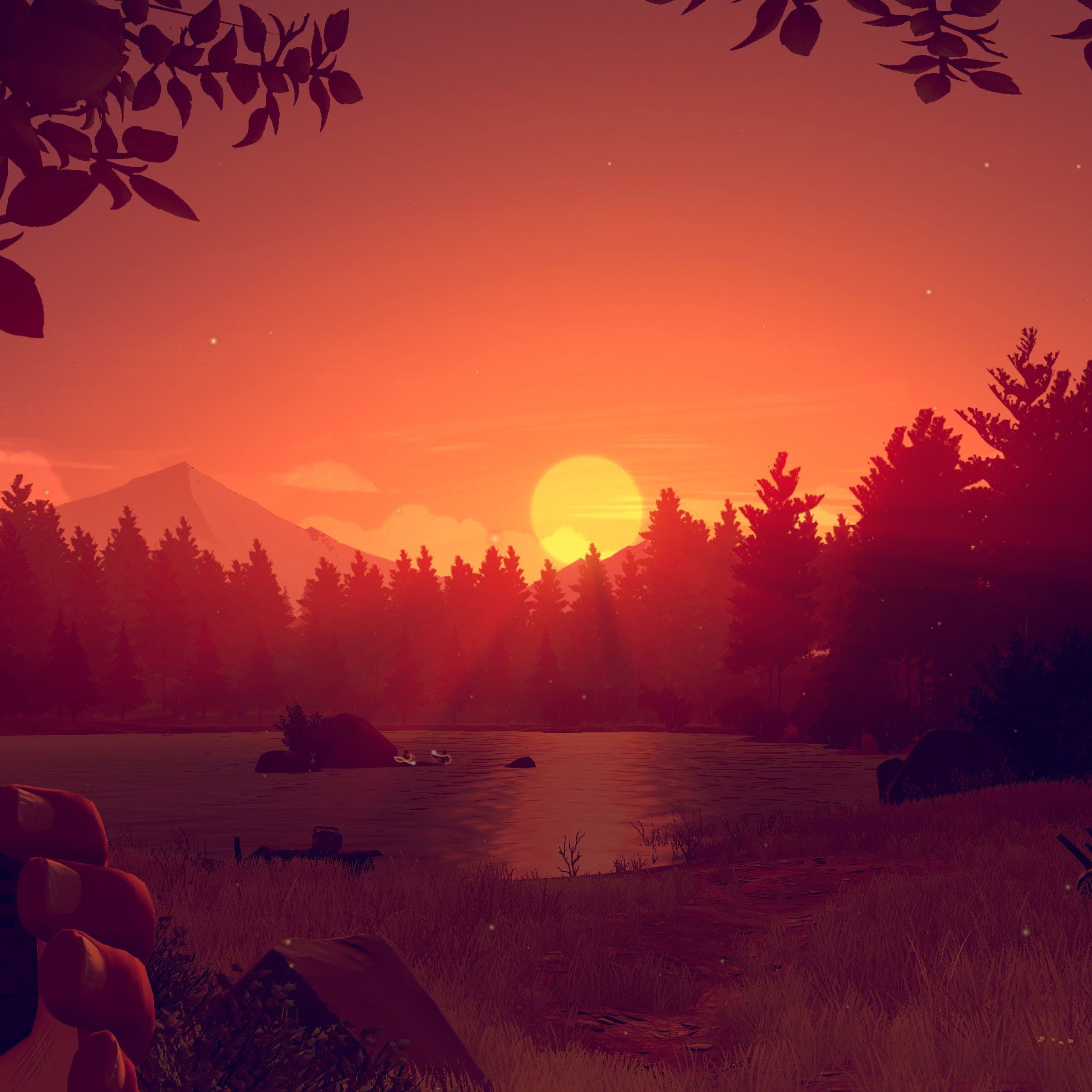 Firewatch Game Sunset Ipad Pro Retina Display Hd 4k - Ipad Pro Wallpaper 4k - HD Wallpaper 