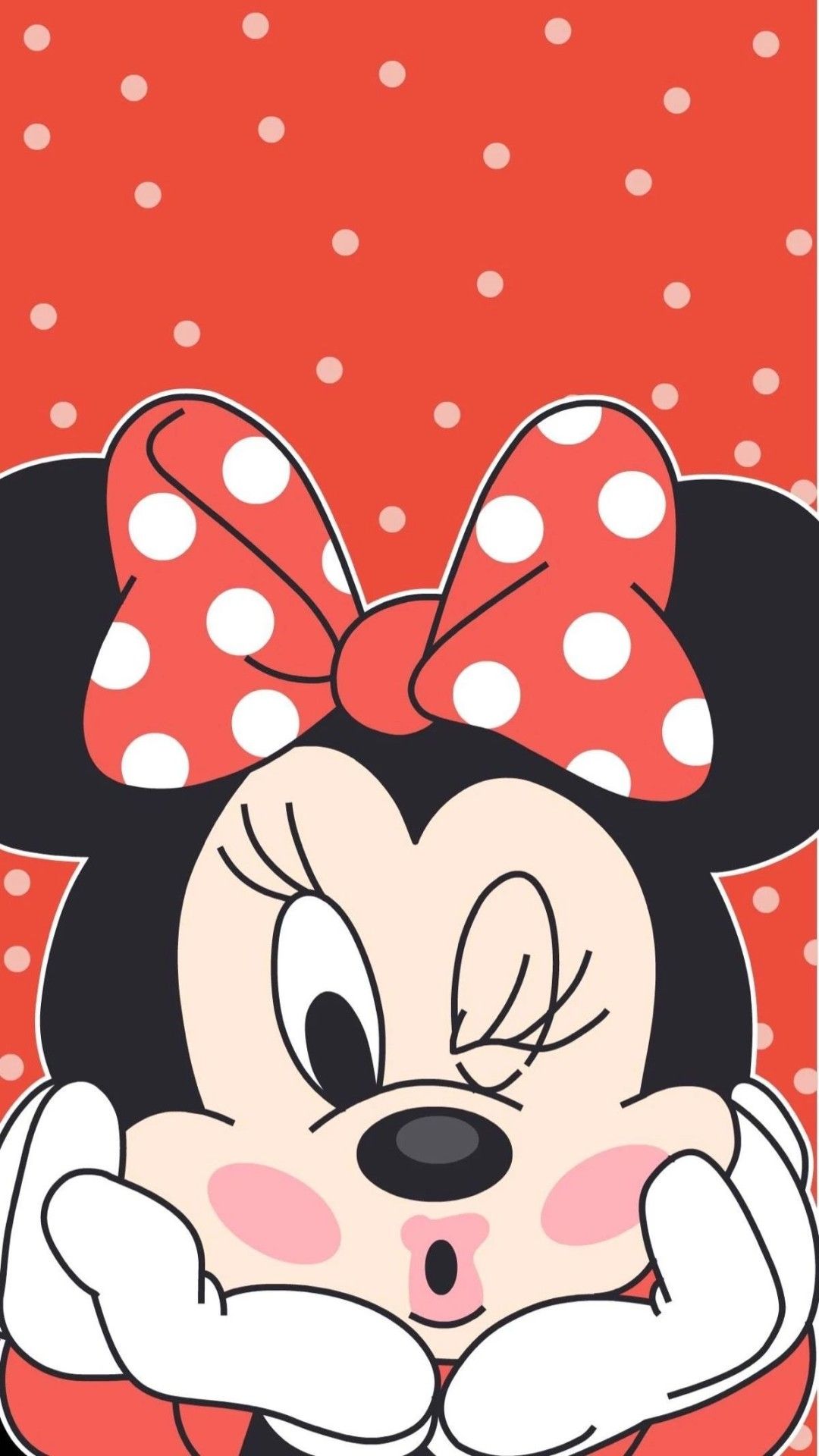 Cute Minnie Wall - Disney Wallpaper Mickey Mouse - HD Wallpaper 