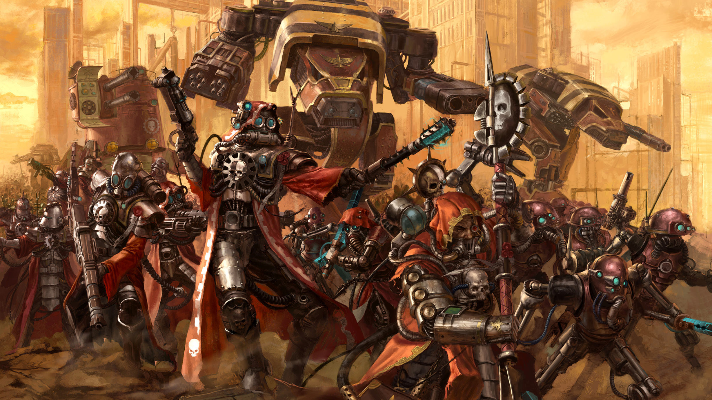 Warhammer 40k Adeptus Mechanicus - HD Wallpaper 