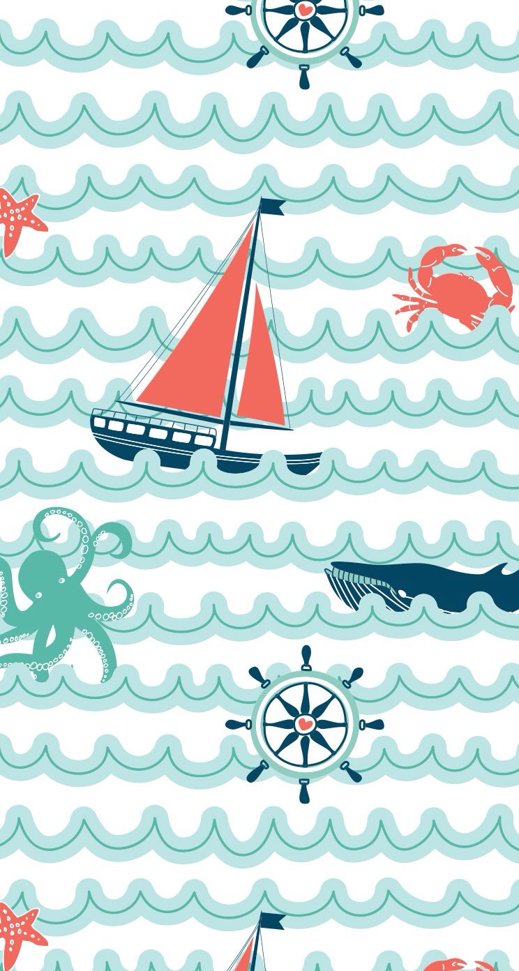 Nautical Wallpaper Iphone - HD Wallpaper 