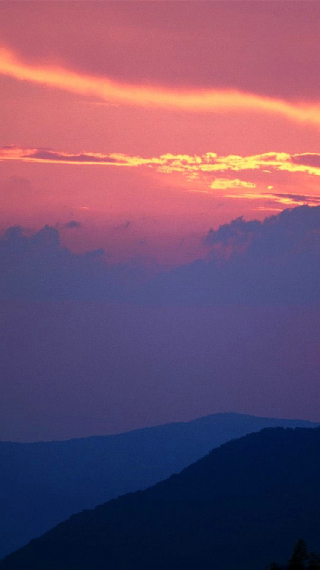 Free Hd Cool Iphone Wallpaper Photos - Mountain Sunset - 1080x1920 Wallpaper  