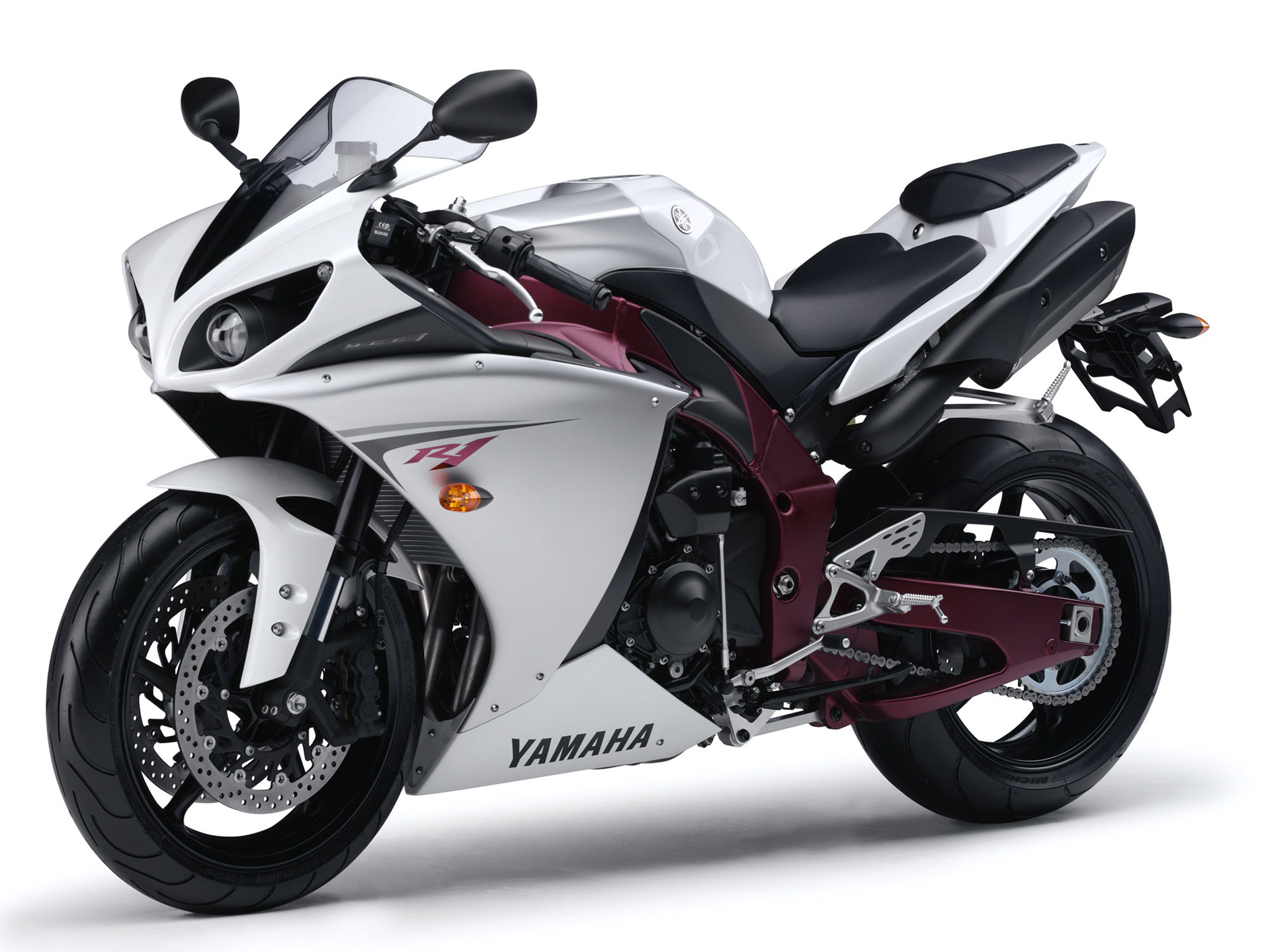 Nice Images Collection - R15 Bike White Colour - HD Wallpaper 