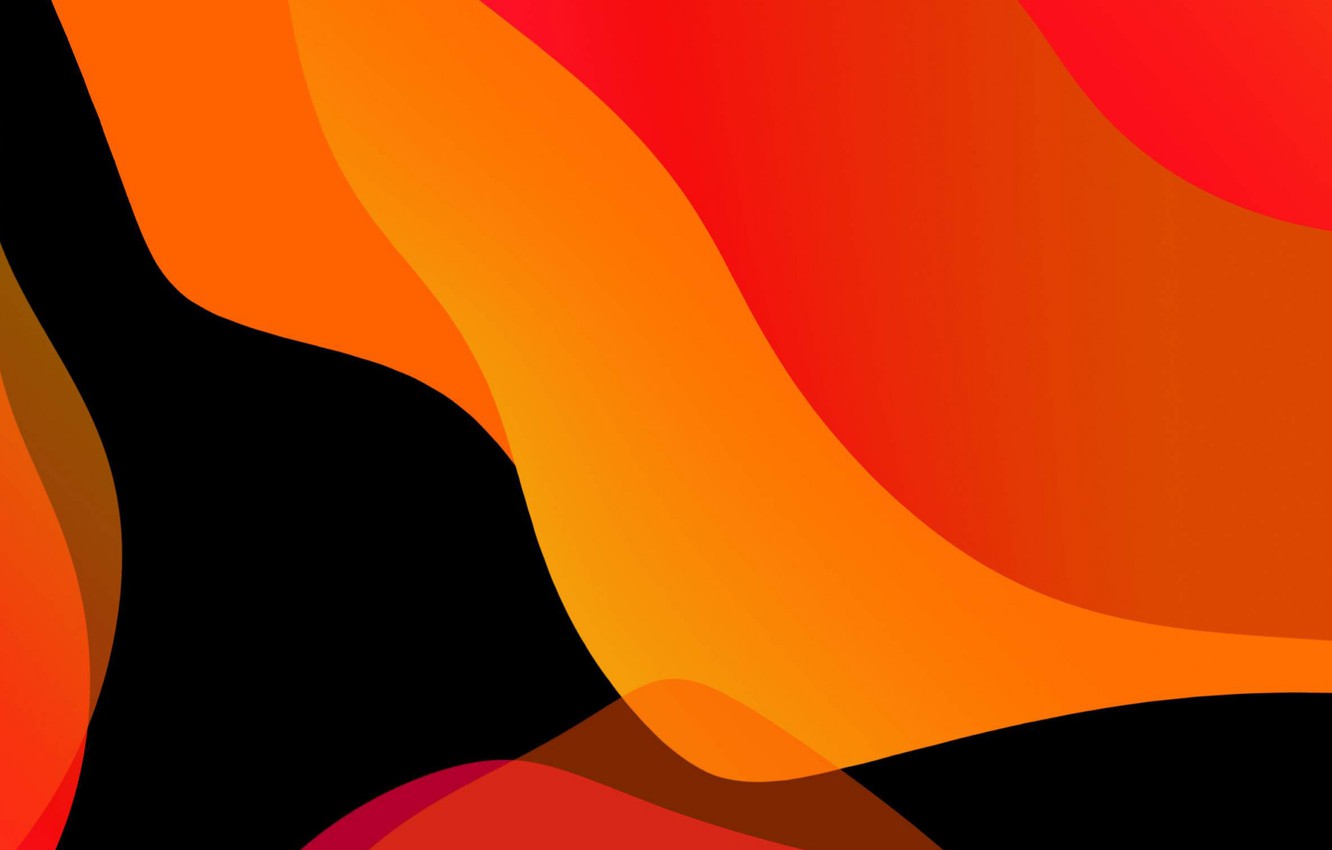Photo Wallpaper Apple, Ipad, Abstract, Ios, Ios 13, - Apple Ipad Ios 13 - HD Wallpaper 
