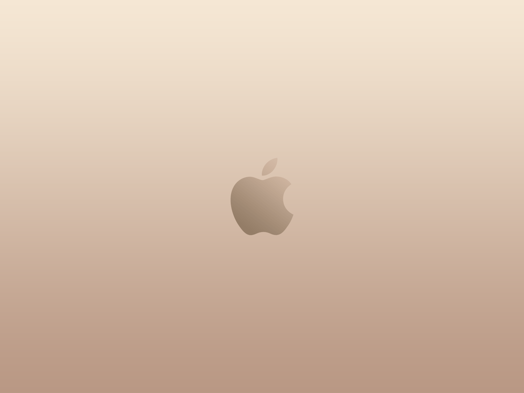 Apple Logo Gold Hd - HD Wallpaper 