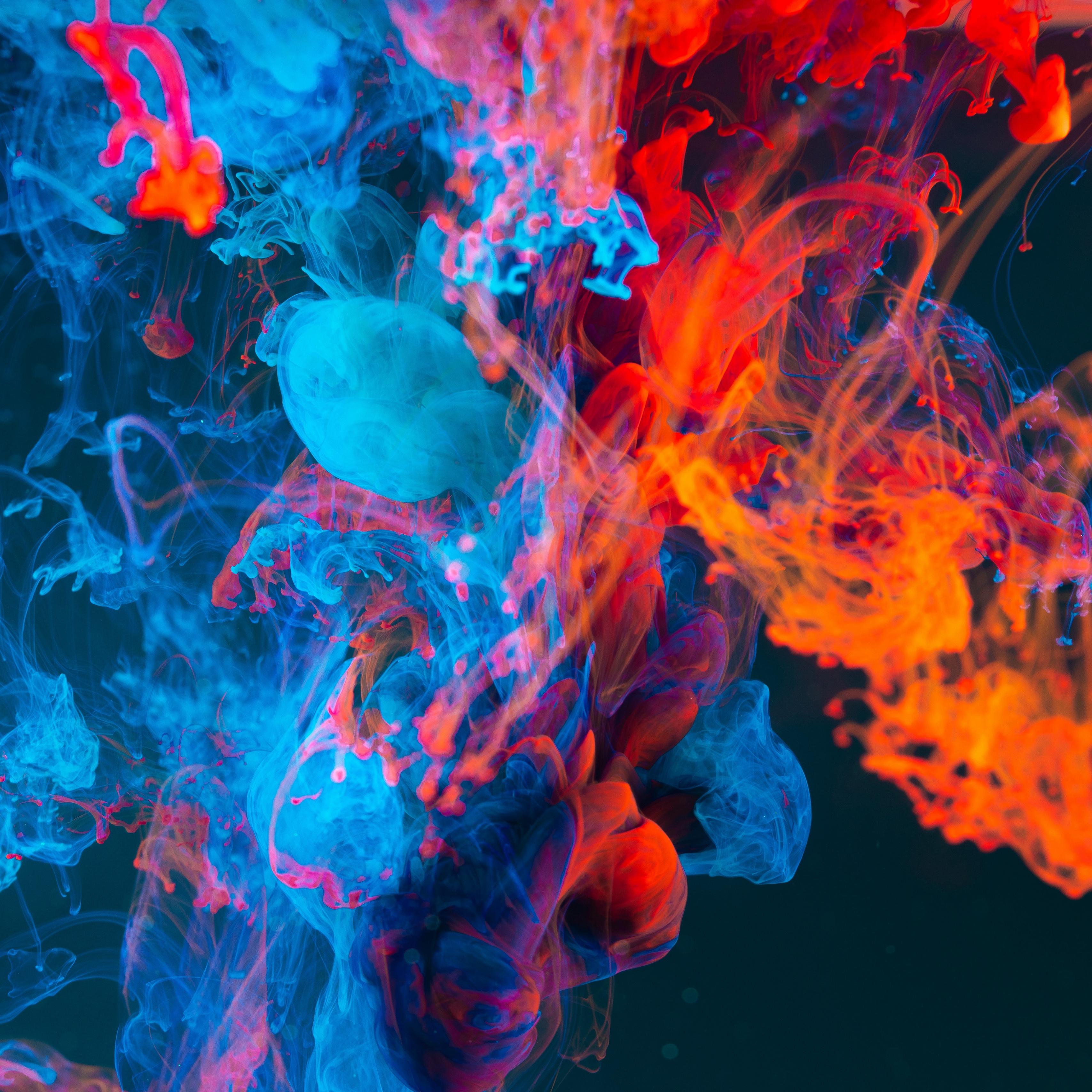 Wallpaper Paint, Liquid, Abstract, Colorful, Thicken - Обои На Ipad Pro - HD Wallpaper 