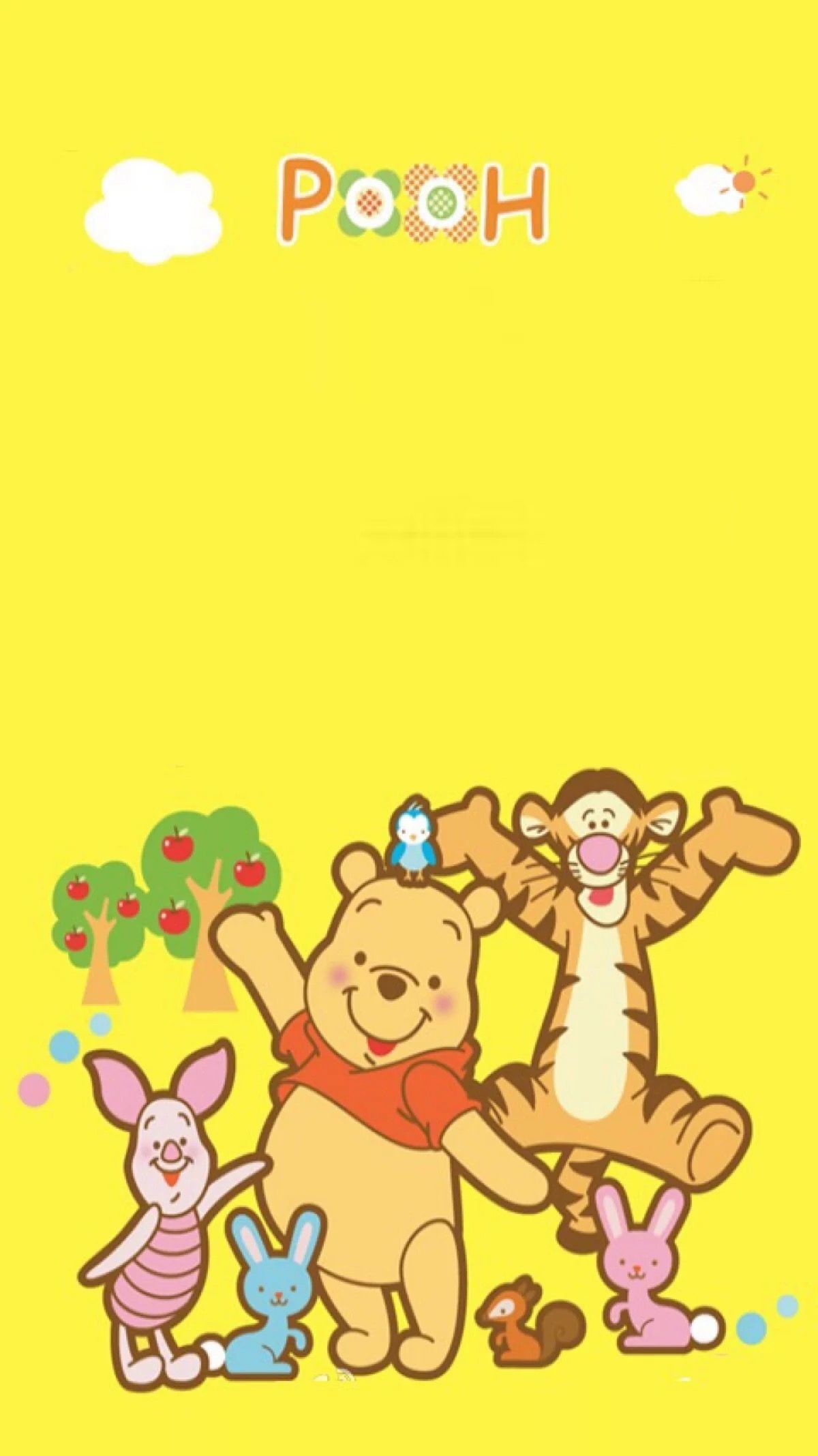 1200x2135, Friends Wallpaper, Morning Gif, Pooh Bear, - Winnie The Pooh Wallpaper Hd - HD Wallpaper 