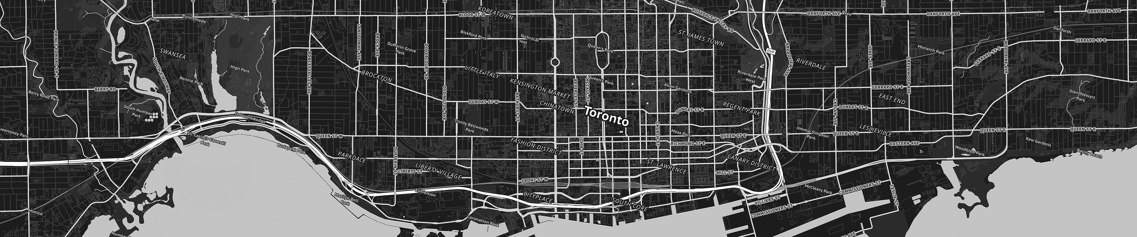 Toronto City Map - HD Wallpaper 