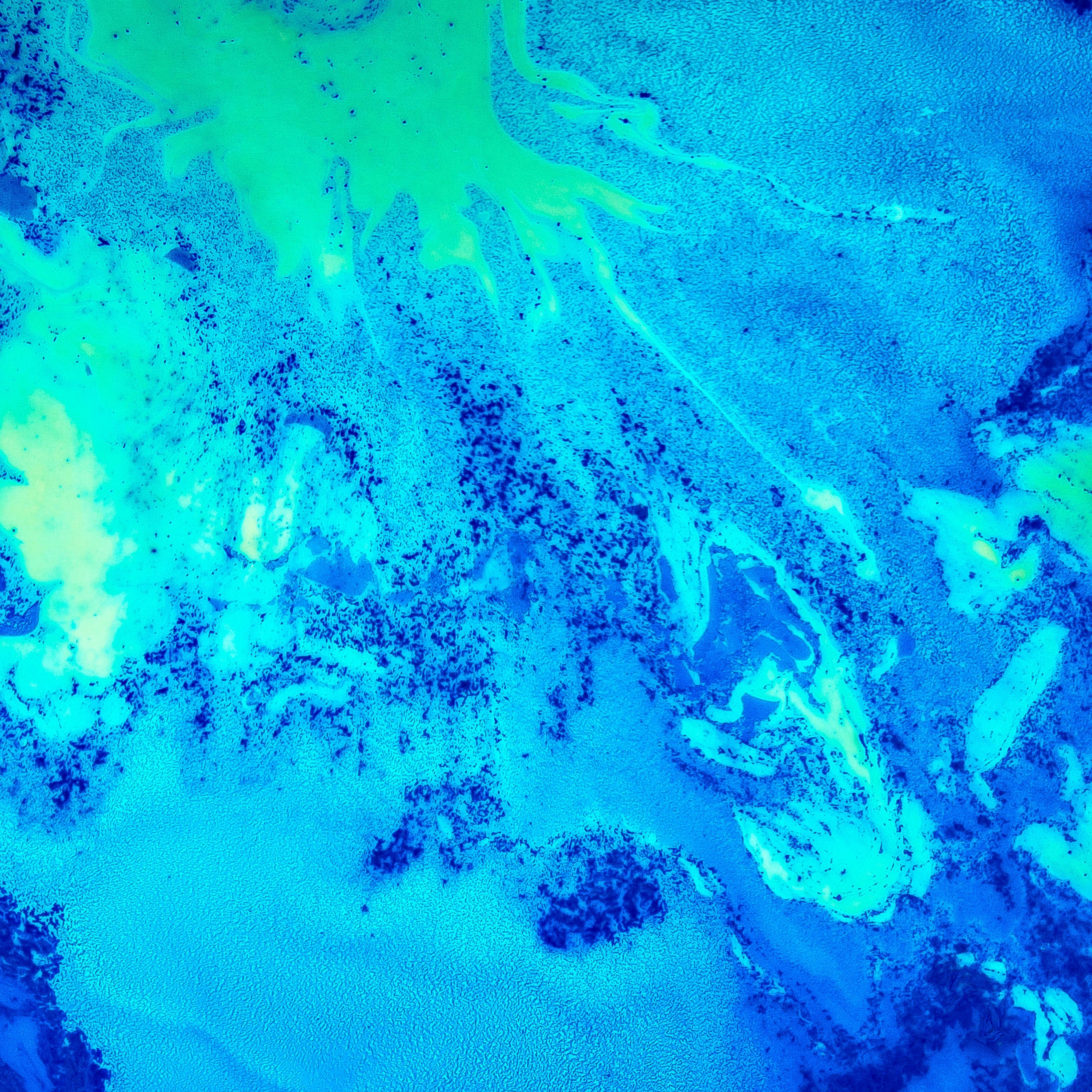 Wallpaper Liquid, Paint, Blue, Stains - Paint Blue Background - HD Wallpaper 