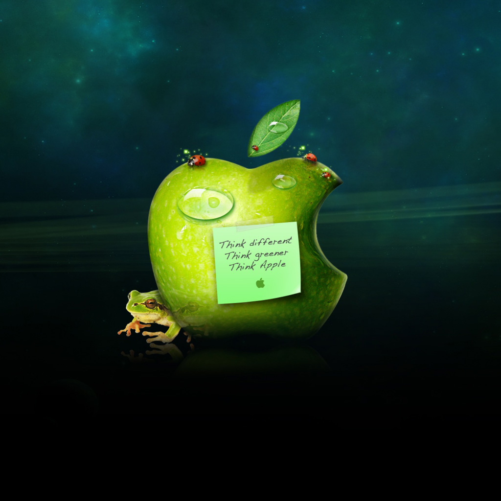 Apple Ipad Wallpapers Hd - Think Different Think Apple - HD Wallpaper 