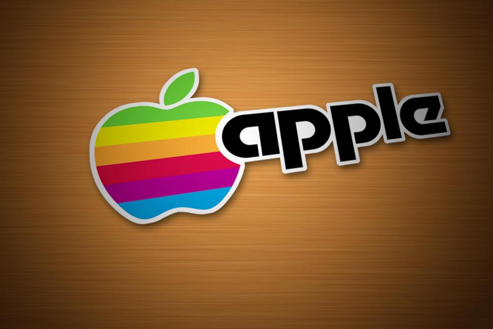 Cool Apple Logo Typography Design Wallpaper,design - Cool Apple Logo Design - HD Wallpaper 