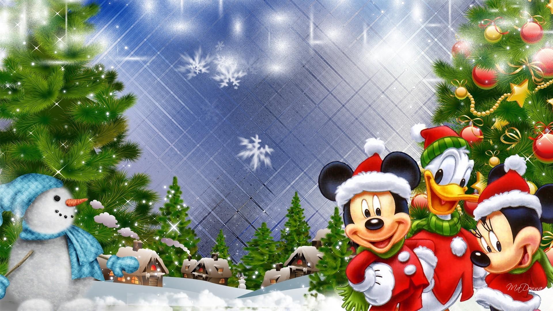 1920x1080, Download Wallpaper 
 Data Id 278200 
 Data - Christmas Background Mickey Mouse - HD Wallpaper 